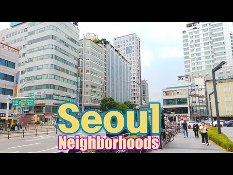 Viagem à cidade de Seul - caminhada em Sento 2-dong, passeio a pé [Koto Ward 3] Relaxe, caminhada na linha LAN [4K] 1(3)-12