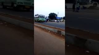 preview picture of video 'Trichy to pudukkottai dangerous travel by passengers-Bus strike'