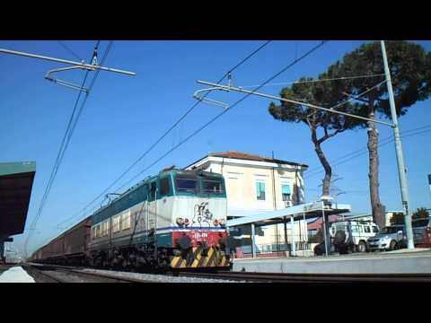 E655.494 sul MRS 55307 in transito a Pomezia