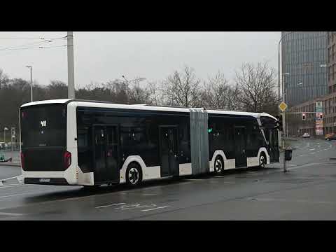 MAN New Lions City E Testfahrt BSVG Braunschweig Elektrobus Hauptbahnhof