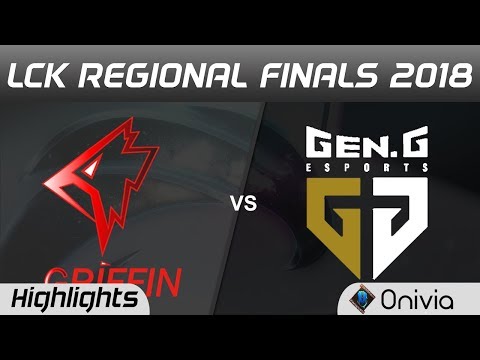 GRF vs GEN Highlights Game 1 LCK Regional 2018 Giffin vs GenG Esports by Onivia