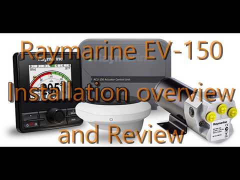 New Raymarine EV-150 Autopilot Review on a 300hp Evinrude E-Tec G2