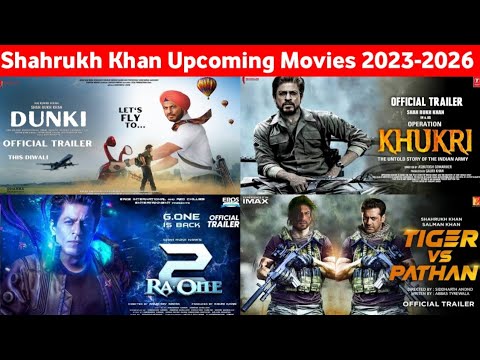 Shahrukh Khan Biggest Upcoming Movies 2023-2026 | Shahrukh Khan Action Packed Upcoming Movies