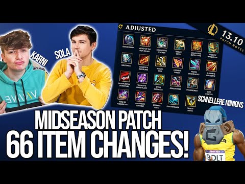 MIDSEASON Patch! | Riot übertreibt KOMPLETT! | Patch Notes Rundown 13.10 von Johnny mit Karni & Sola