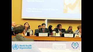 Prof. Dr. Md Habibe Millat, MP speaks at the 72nd World Health Assembly on Universal Health Coverage