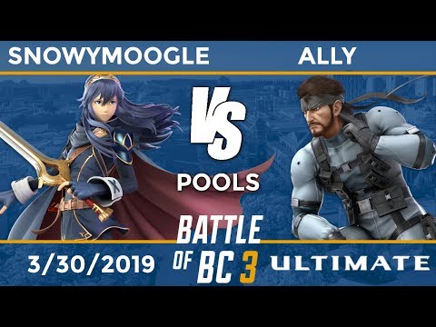 BoBC3: Pools - SnowyMoogle (Lucina) vs Ally (Snake, Mario)