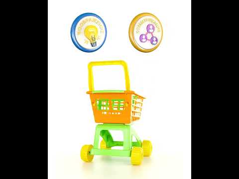 Миниатюра изображения товара Тележка игрушечная Полесье Для маркета / 7438