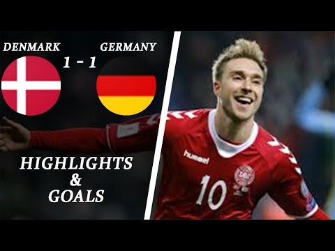 denmark vs germany 1-1 highlight & goals , international friendly match 06/06/2017
