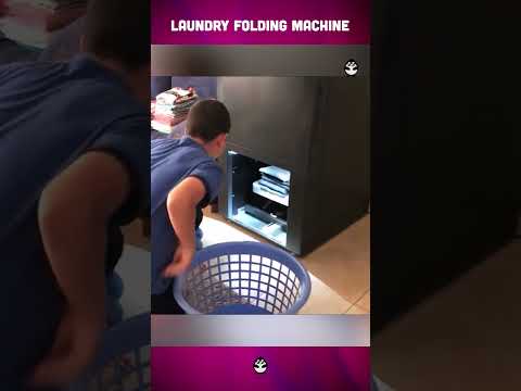 Every "laundry master" mom's dream... and dads too! 😜😅 #foldimate #machine #laundry #convenience