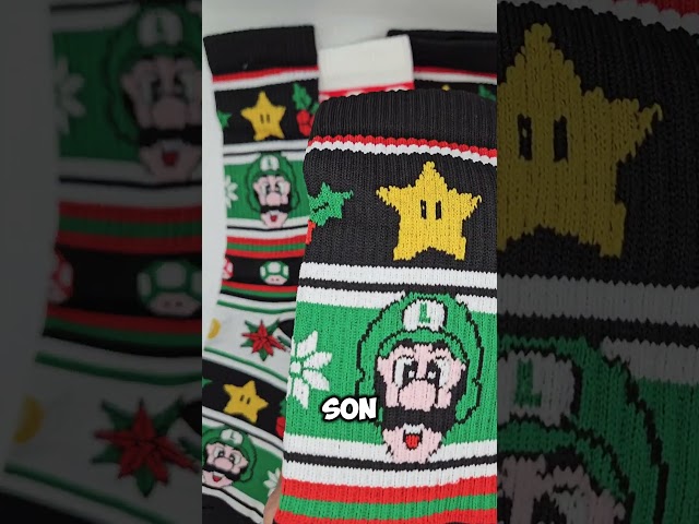 Vídeo relacionado con Super Mario Calcetines Calcetine Mario | Calcetines Para Niños | 27cm-30cm