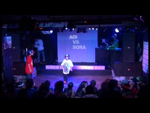 LIGHT UP!!! ソロバトル決勝「AOI vs SORA」　2012/10/21