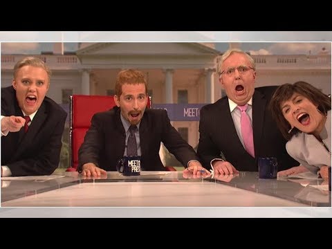 'SNL' mocked Republican lawmakers' undying devotion to Trump in a 'Meet the Press' cold open