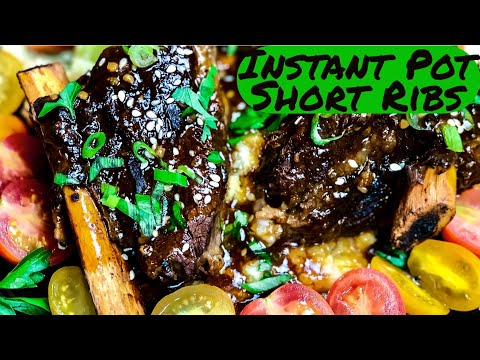 Instant Pot Short Ribs - Sweet and Sticky Asian Style Instant Pot Beef Short Ribs
