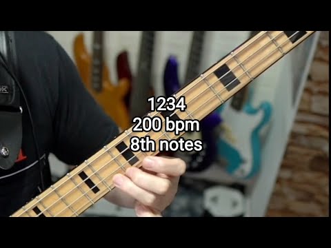 1234 200 bpm 8th notes