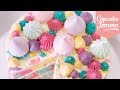 Rainbow Pastel Marble Splat Cake! | Cupcake Jemma