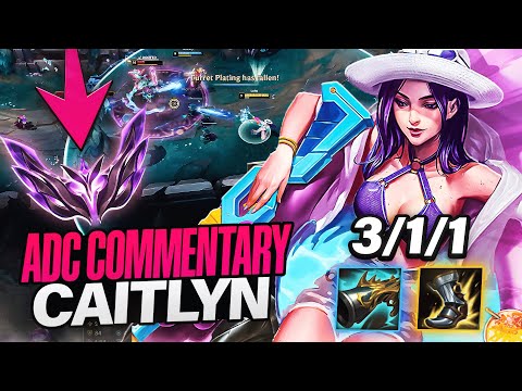 Caitlyn ADC Guide: How to win lane vs Jinx | High Elo Commentary