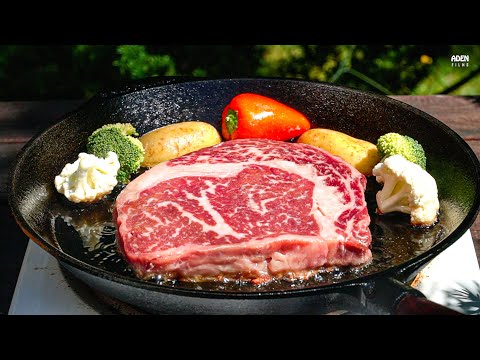 Wagyu Ribeye Steak Lunch - One Pan Preparation