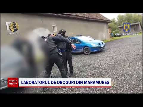 Cine sunt suspecții care conduceau un laborator de metamfetamină în Maramureș