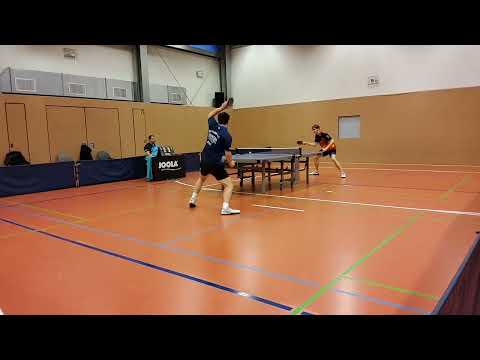 Verbandsoberliga Herren Chris Müller gegen Moritz Voß