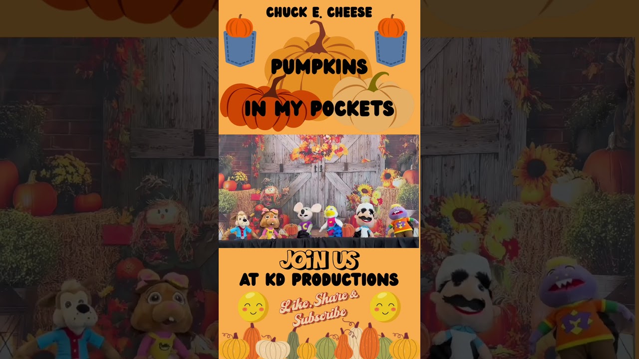It’s pumpkin season! 🎃 #chuckecheese #pumpkinseason #pumpkin #puppeteer