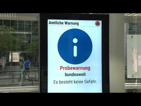 Erster bundesweiter Warntag verläuft holprig | AFP