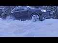 Opel Antara 2 0cdti 4x4 on snow off road
