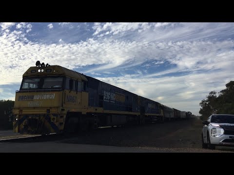 Pacific National 5PM5 NR67 NR5 pass Pratt Road, Korunye