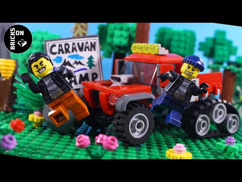 Crooks Everywhere Road Robbery Lego City Police Academy School Obstacle Course Brickfilm Animation
