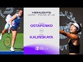 Jelena Ostapenko vs. Anna Kalinskaya | 2024 Dubai Round of 16 | WTA Match Highlights