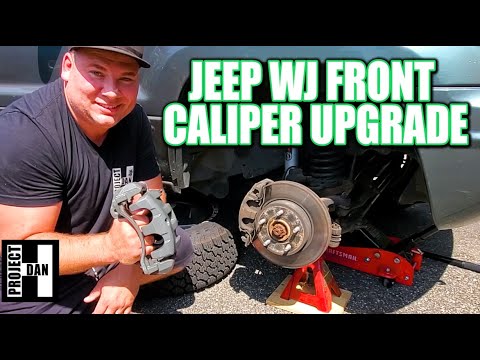 1999 - 2002 JEEP GRAND CHEROKEE WJ FRONT CALIPER UPGRADE - TEVES TO AKEBONO (THE LOST VIDEO)