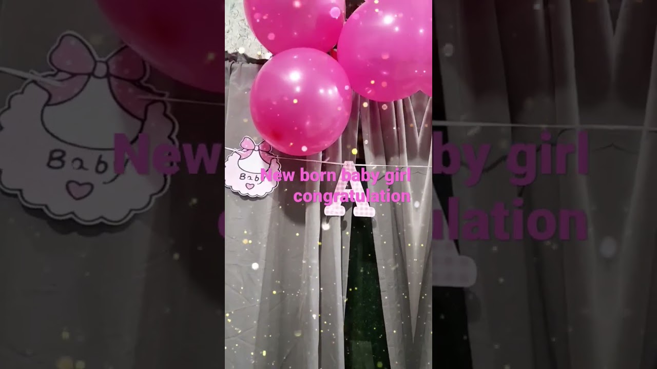 New born baby girl || baby Congratulations status #shorts #viral #shortsvideo