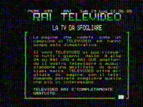 TV-DX / RAI Uno-Televideo