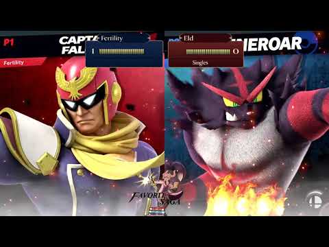 Favorit Saga Winners Round 1: Fertility (Captain Falcon) vs. Eld (Incineroar)