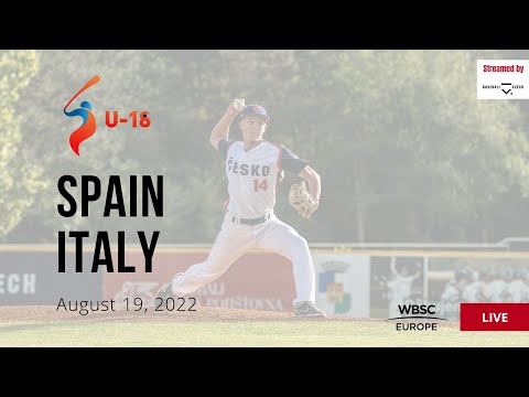36 U-18 Baseball European Championship - Spain VS Italy