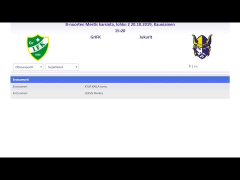 191020 GrIFK B - Jukurit, klo 1520