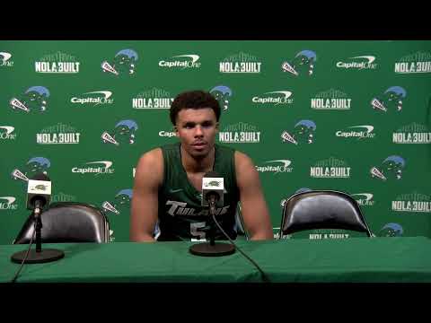 Tulane Men's Basketball Post-Game Press Conference - Collin Holloway (vs McNeese 11-11-2022)
