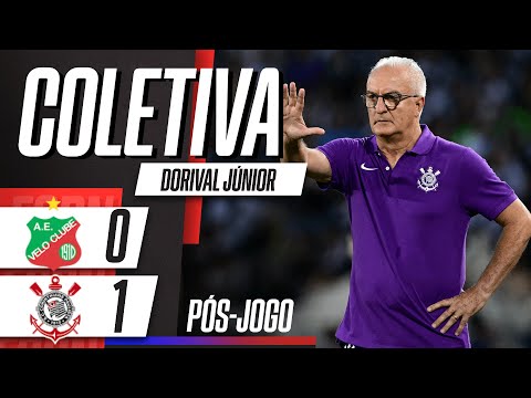 VELO CLUBE 0 X 1 CORINTHIANS: DORIVAL JÚNIOR FALA AO VIVO APÓS VITÓRIA  NO PAULISTÃO
