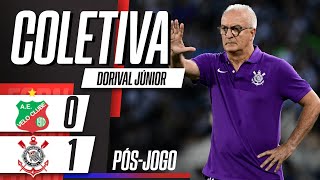 VELO CLUBE 0 X 1 CORINTHIANS: DORIVAL JÚNIOR FALA AO VIVO APÓS VITÓRIA  NO PAULISTÃO
