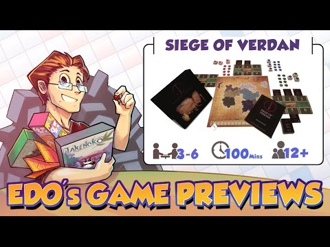 Edo's Siege of Verdan Board Game Review (KS Preview)