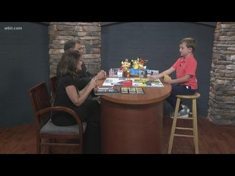 Jr. Anchor & Pokemon Pro Jackson Sutton explains the game to Russ & Beth