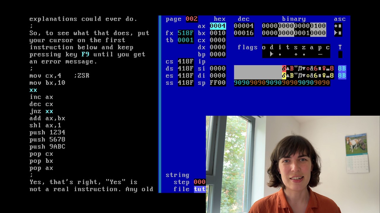 Just enough assembly to blow your mind