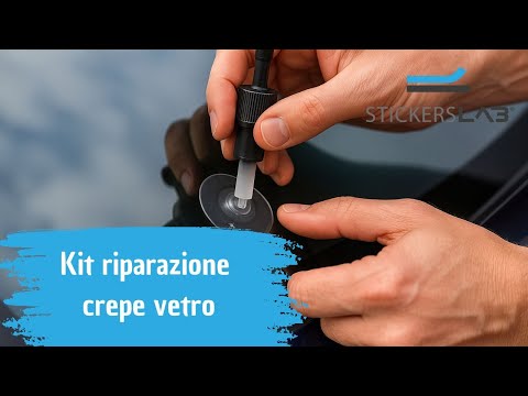 StickersLab - Kit riparazione crepe vetro veloce ed economico