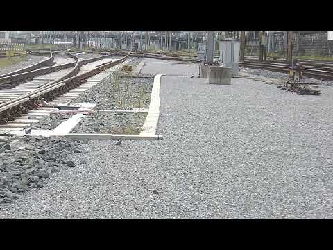 Trains at Main Station Basel switzerland . Railway Eisenbahn  BH City 03 6 2025