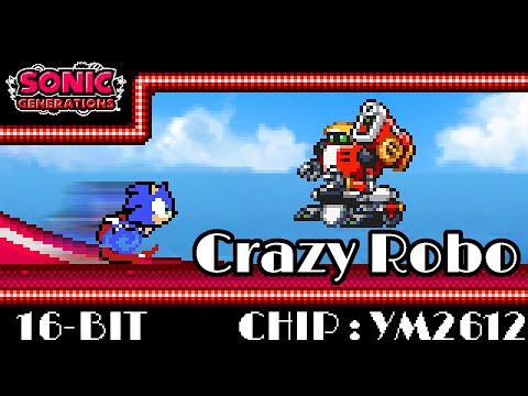[16-Bit,Genesis]Crazy Robo (E-101β) - Sonic Adventure