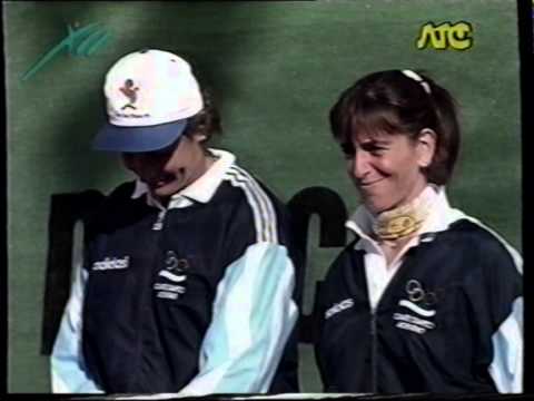Mercedes Paz and Patricia Tarabini, gold medalists in Mar del Plata '95