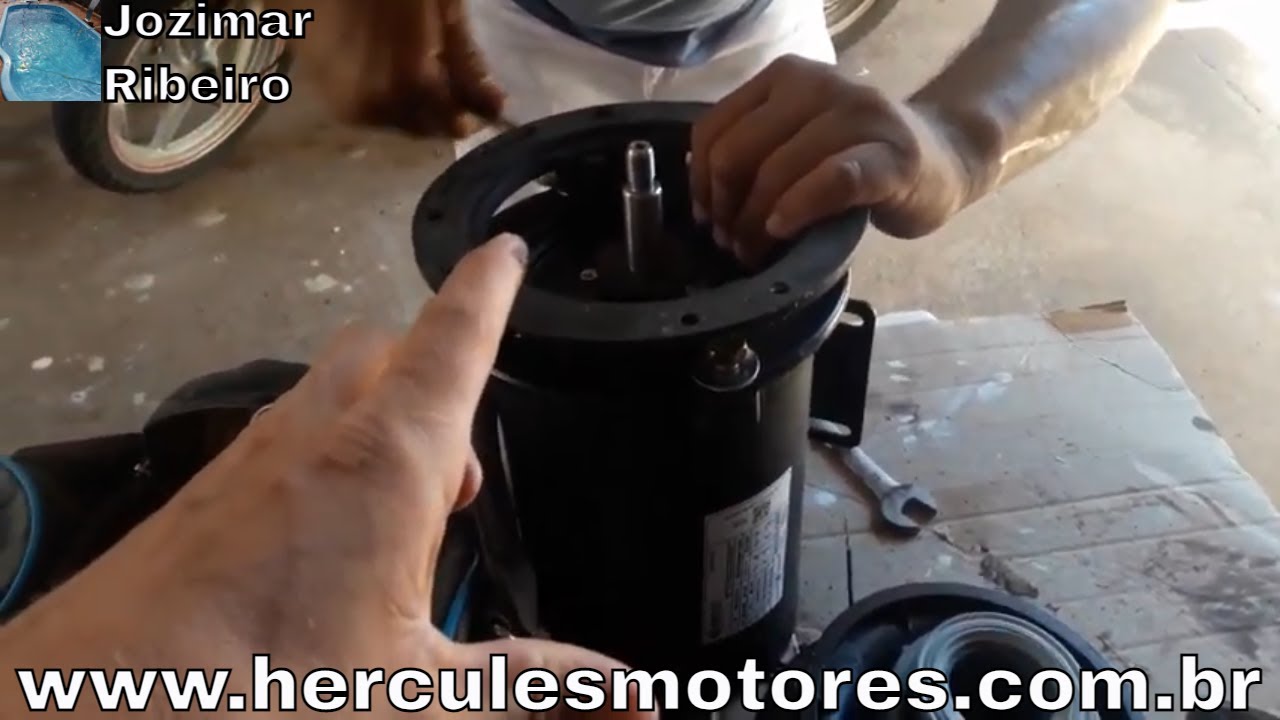 Substituindo motor de piscina - Motor de piscina 1/2 cv