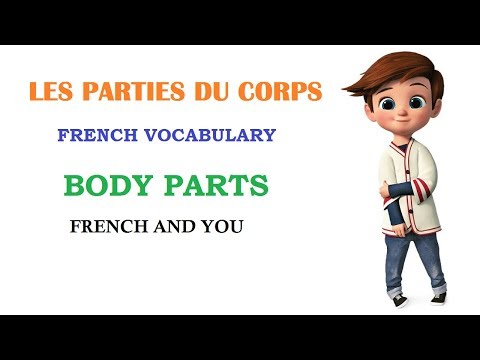 BODY PARTS | FRENCH VOCABULARY | LESSON 32 | FRENCH AND YOU | P.RADHIKA