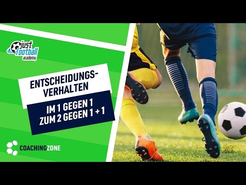 Fussballtraining: Entscheidungsverhalten | Im 1 gegen 1 zum  2 gegen 1 + 1