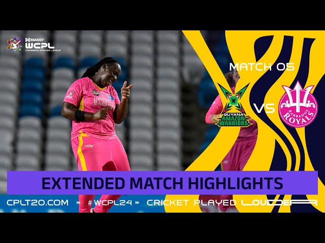 Extended Highlights | Guyana Amazon Warriors Women vs Barbados Royals Women | CPL 2024