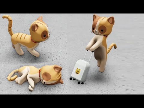 Cute Cats Working At Airport ( Roblox Obby )